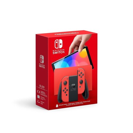 Nintendo Switch OLED Gaming Console Mario Red Edition HEGSRAAAA